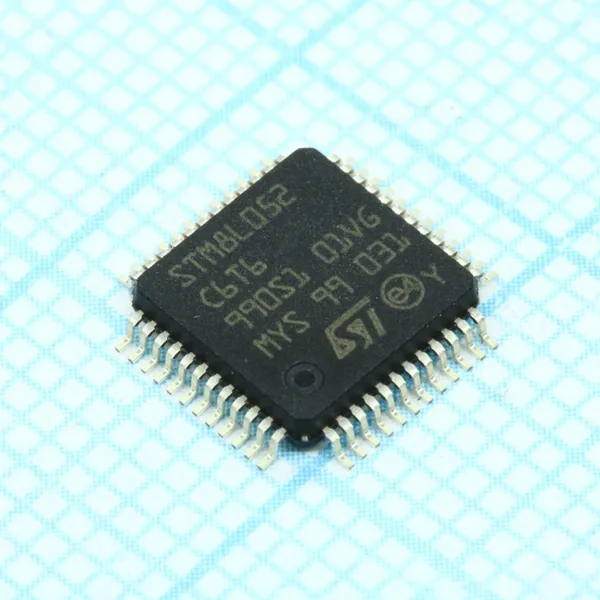 Микроконтроллер STM8L052C6T6, LQFP-48