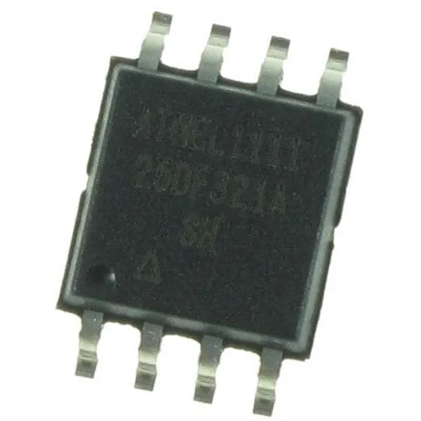 Микросхема памяти AT25DF321A, Flash 32 Мбит, SPI, SO-8W